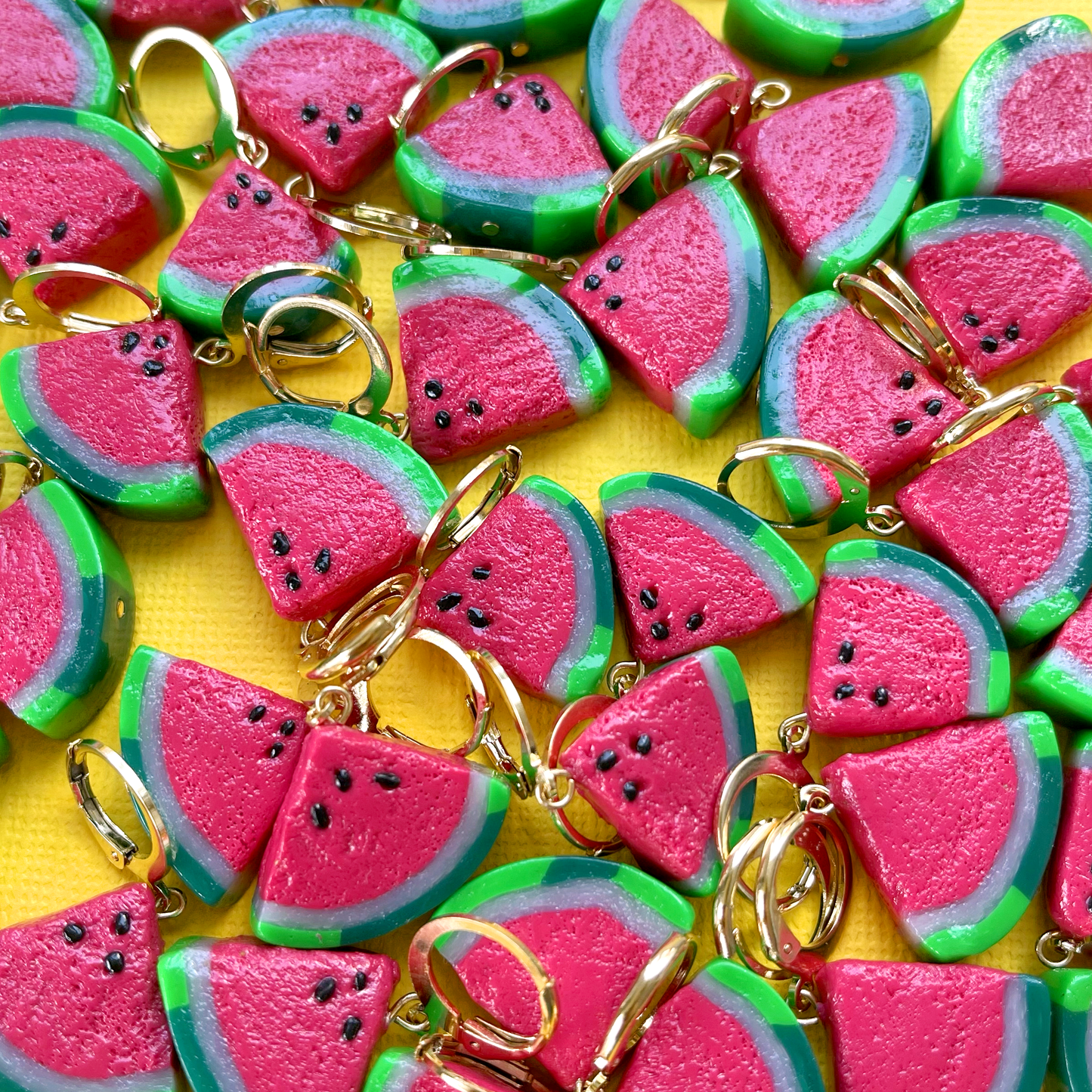 WATERMELON SLICE CHARMS ***SINGLE*** EARRING