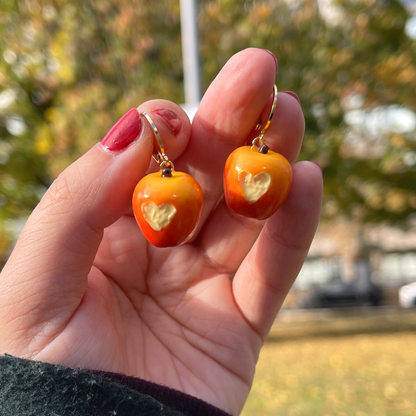 APPLE CHARM ***SINGLE*** EARRING