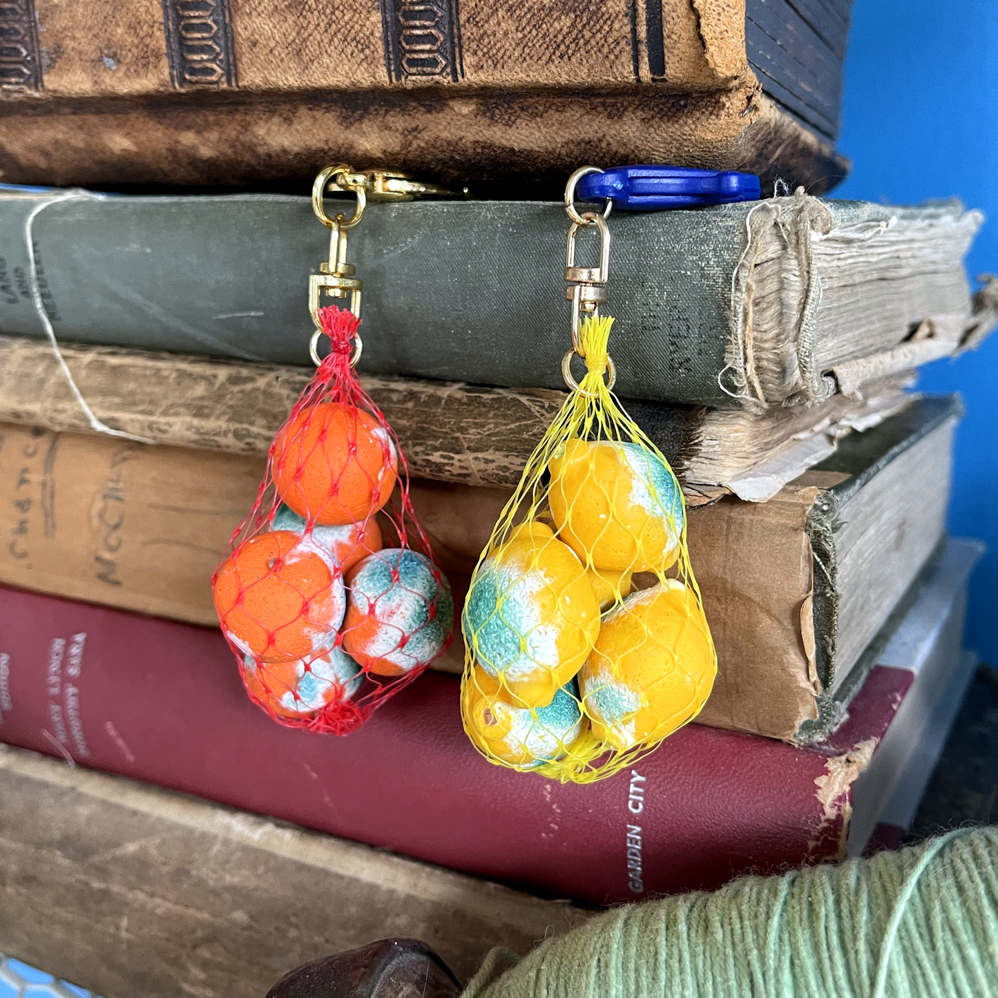 MOLDY ORANGES PRODUCE *BAG CHARM*