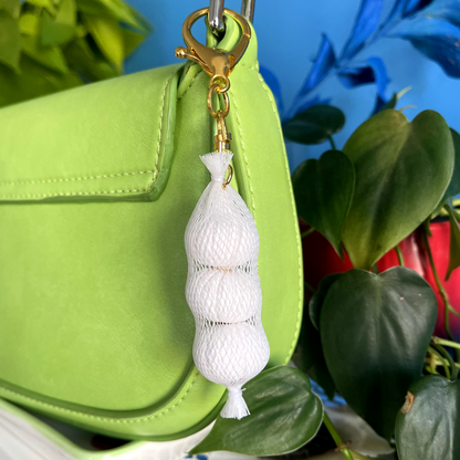 GARLIC PRODUCE BAG *BAG CHARM*