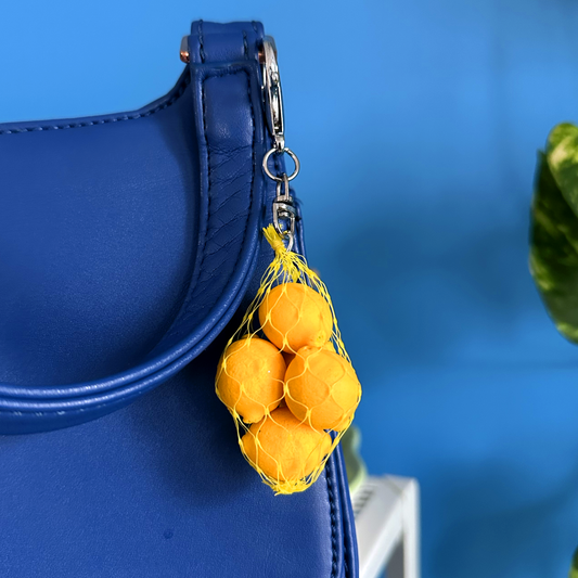 LEMON PRODUCE BAG *BAG CHARM*