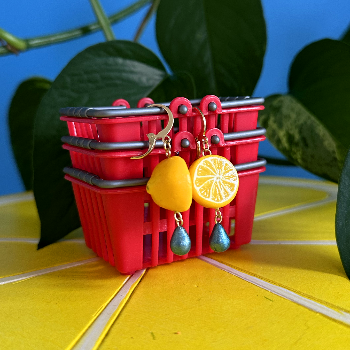 LEMON CHARM ***SINGLE*** EARRING