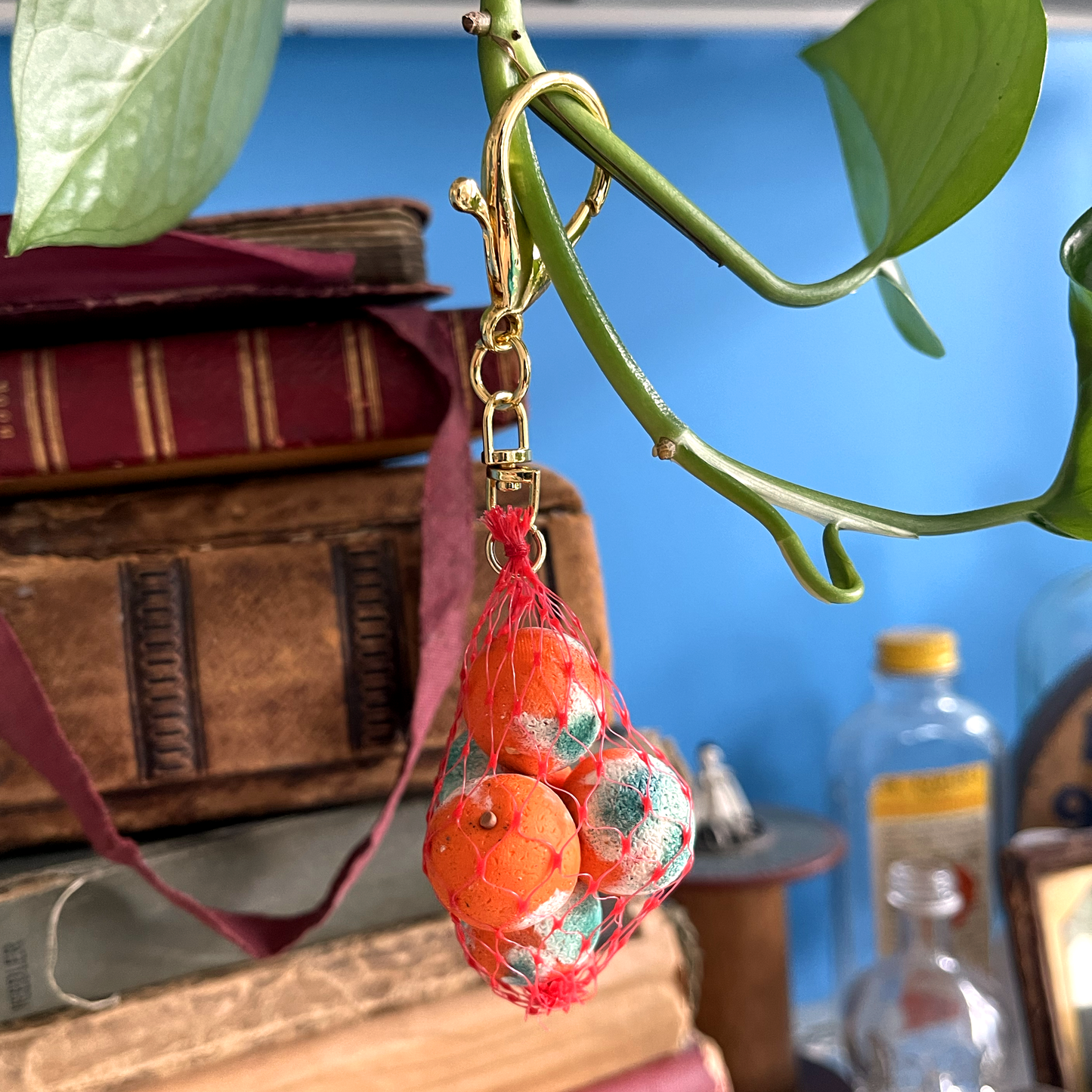 MOLDY ORANGES PRODUCE *BAG CHARM*