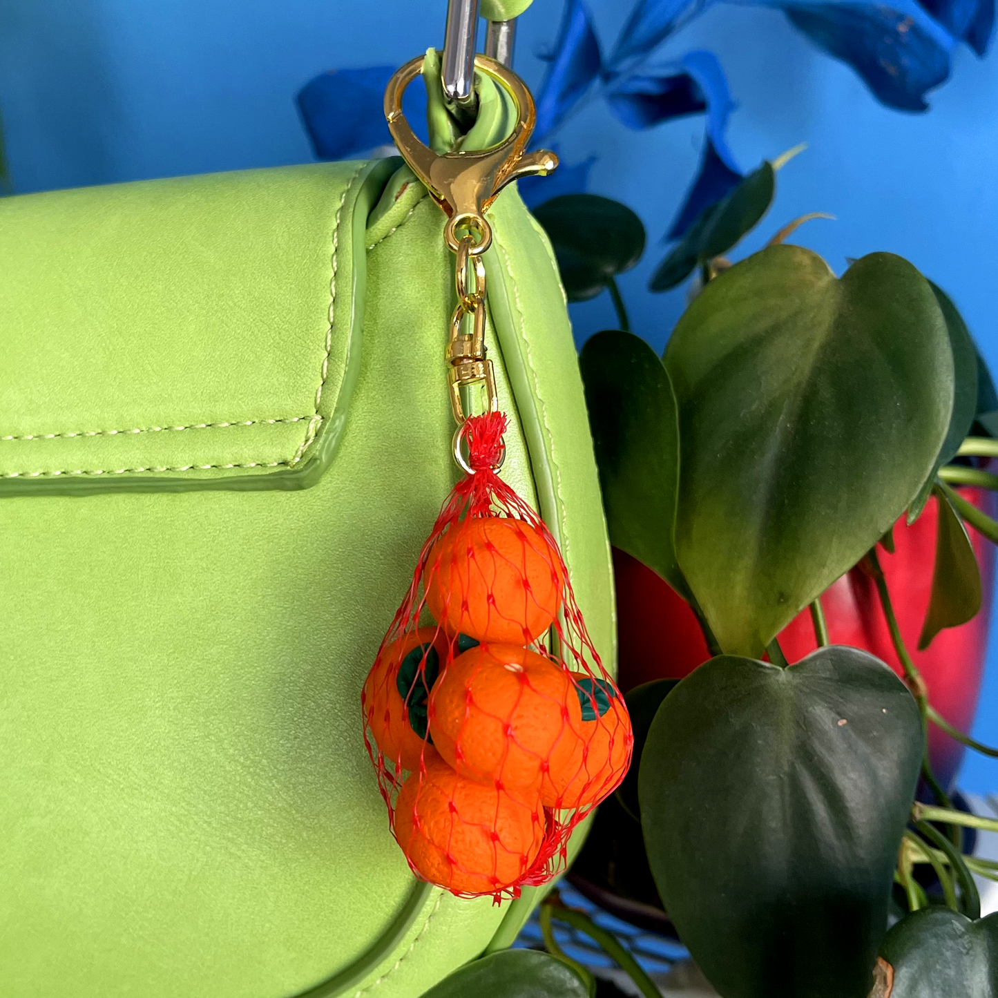 ORANGE PRODUCE BAG *BAG CHARM* – Shop Velanidi