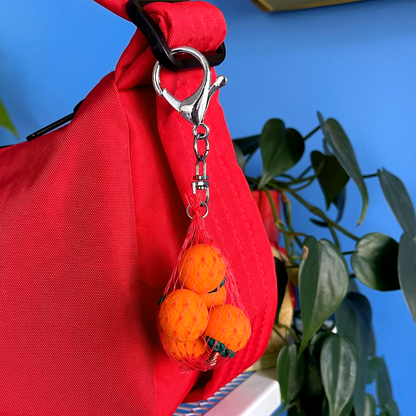 ORANGE PRODUCE BAG *BAG CHARM*