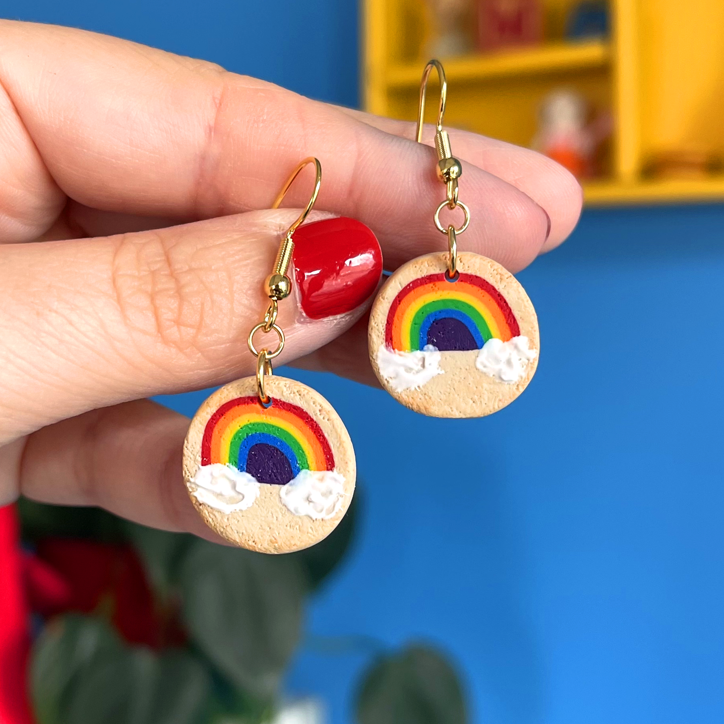 RAINBOW PRIDE SUGAR COOKIE EARRINGS ***SINGLE CHARM***