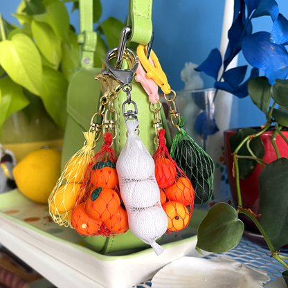 LEMON PRODUCE BAG *BAG CHARM*