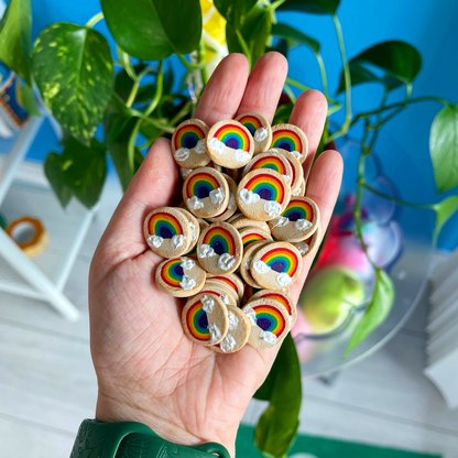 RAINBOW PRIDE SUGAR COOKIE EARRINGS ***SINGLE CHARM***