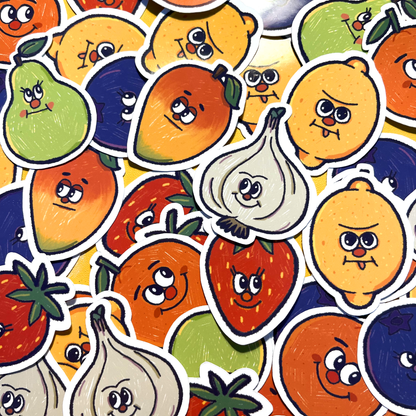 FRUITY STICKER PACK (+ INDIVIDUAL)