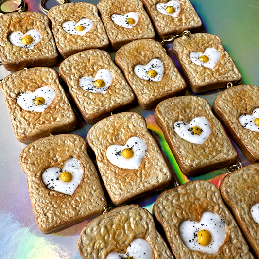 HEART IN TOAST ***SINGLE*** EARRING