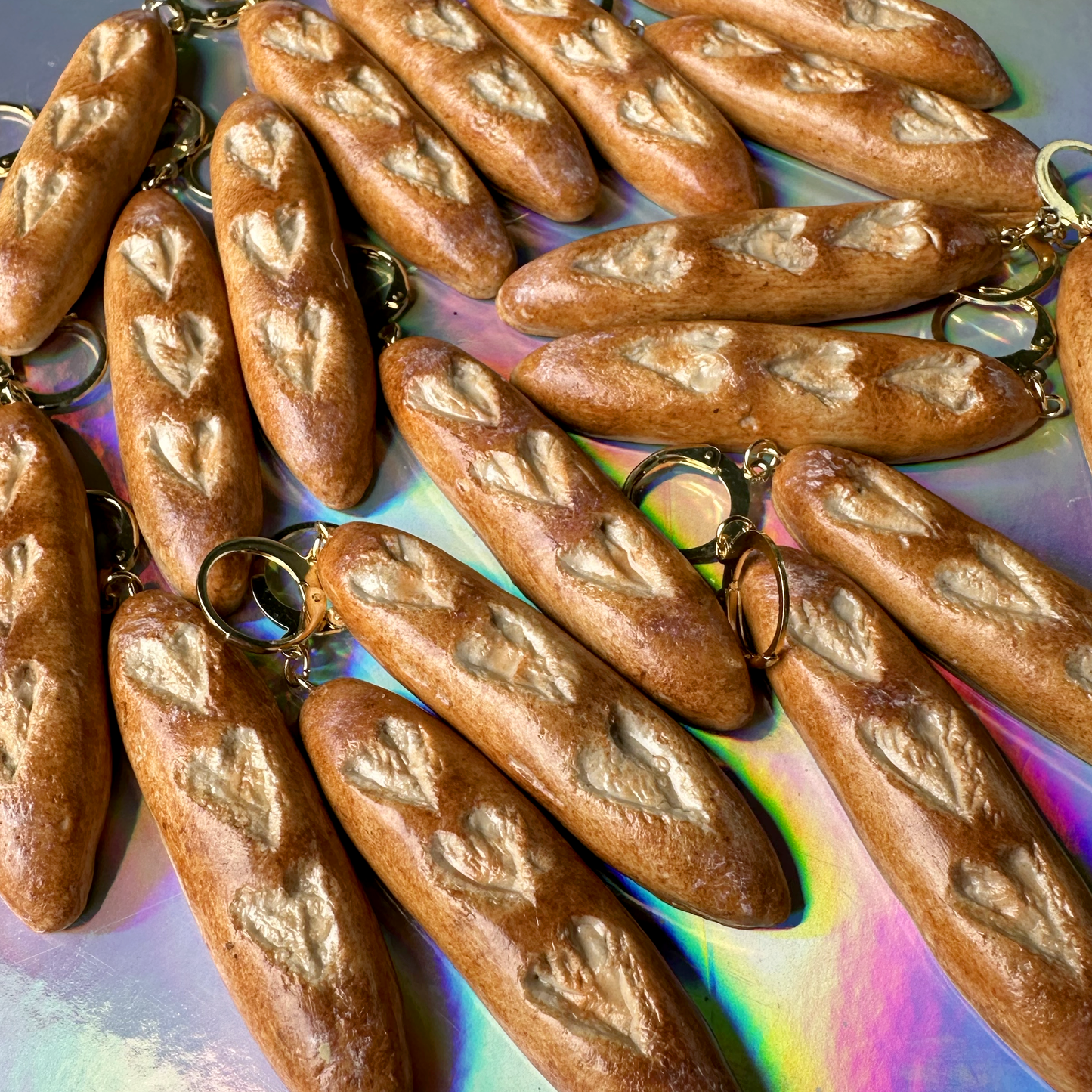 HEART BAGUETTE CHARM ***SINGLE*** EARRING