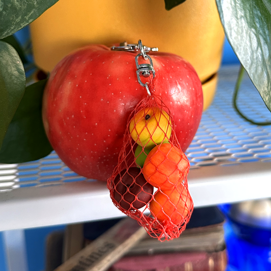 APPLE PRODUCE BAG *BAG CHARM*