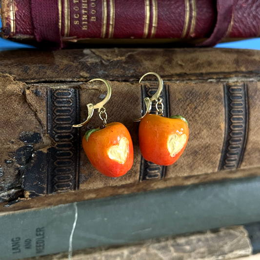 APPLE CHARM ***SINGLE*** EARRING