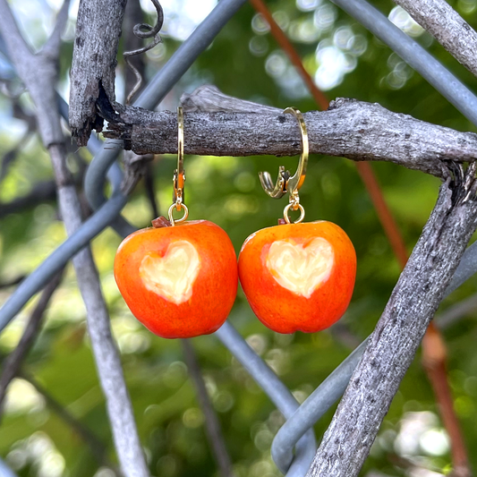 APPLE CHARM ***SINGLE*** EARRING