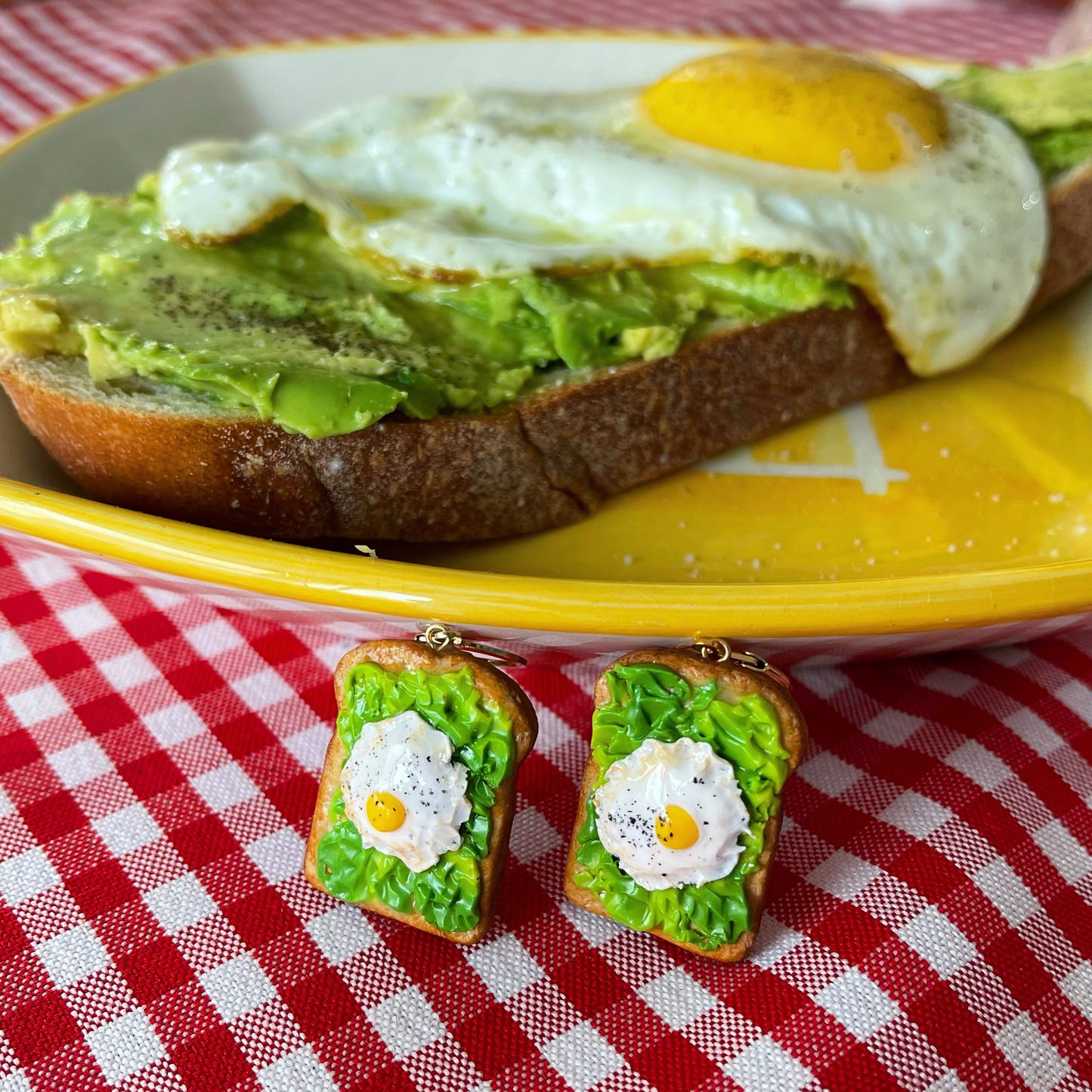 AVOCADO TOAST ***SINGLE*** EARRING