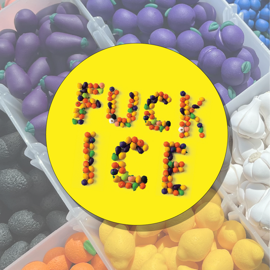 "CRUSH ICE" VINYL STICKER