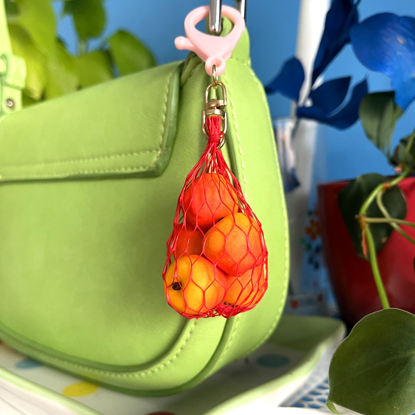 APPLE PRODUCE BAG *BAG CHARM*