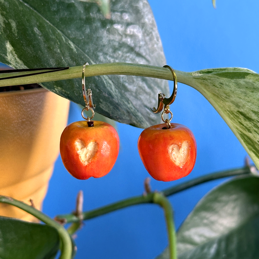 APPLE CHARM ***SINGLE*** EARRING