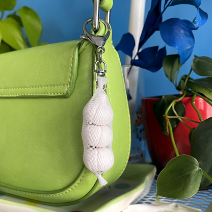 GARLIC PRODUCE BAG *BAG CHARM*