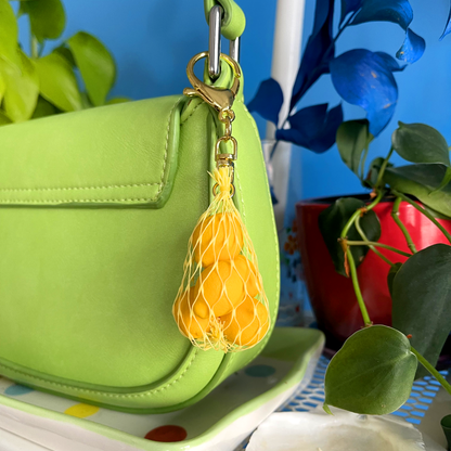 LEMON PRODUCE BAG *BAG CHARM*