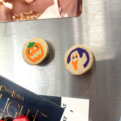 PUMPKIN COOKIE ***SINGLE CHARM*** (EARRINGS/PIN/MAGNET)