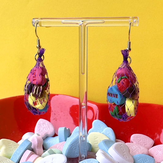 VALENTINE'S DAY BAG EARRINGS
